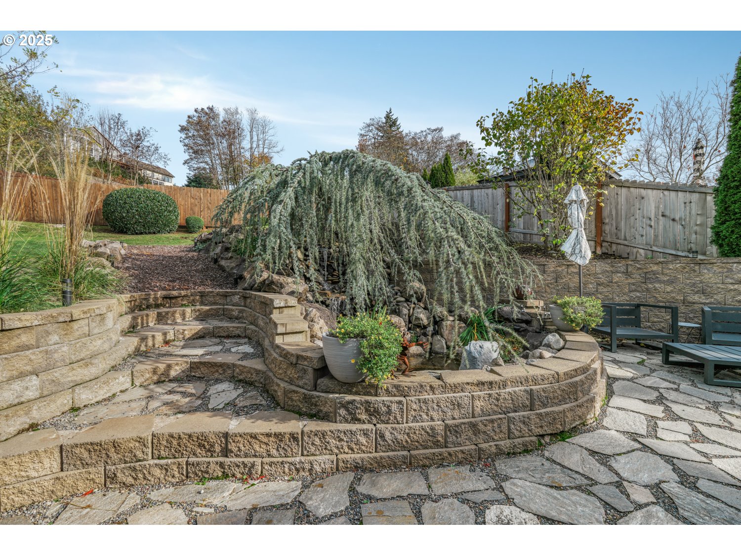 3561 Z Street Washougal, WA 98671 - Photo 35 of 41 a view of a yard with an outdoor seating