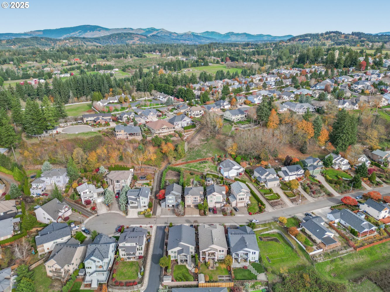 3561 Z Street Washougal, WA 98671 - Photo 40 of 41 an aerial view of residential building and lake