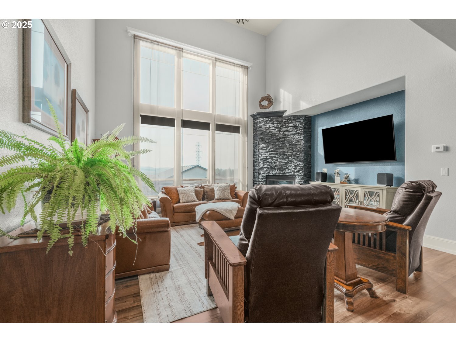 3561 Z Street Washougal, WA 98671 - Photo 6 of 41 a view of a livingroom with furniture and a flat screen tv