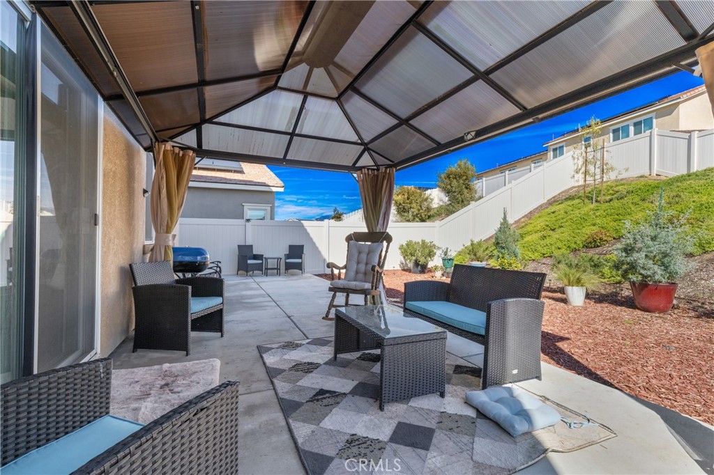 11738 Murray Way Beaumont, CA 92223 - Photo 32 of 45 a view of porch with seating space