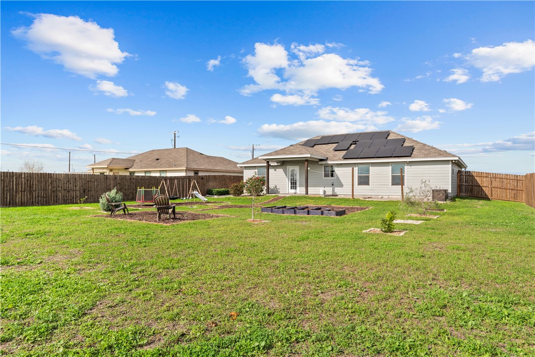 103 Atkinson Drive Orange Grove, TX 78372 - Photo 29 of 30 a aerial view of a house with swimming pool yard and patio