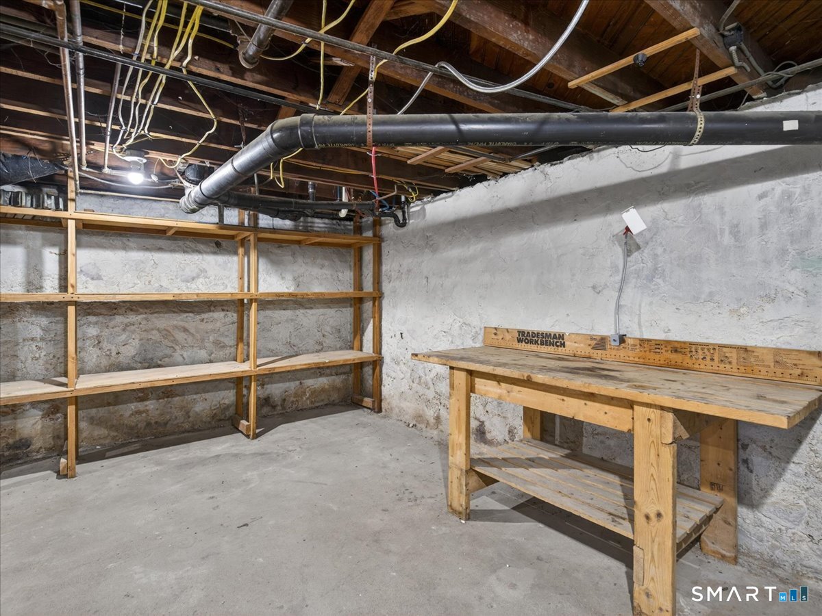91 Jewett Street Ansonia, CT 06401 - Photo 18 of 30 Basement and Shelf Storage