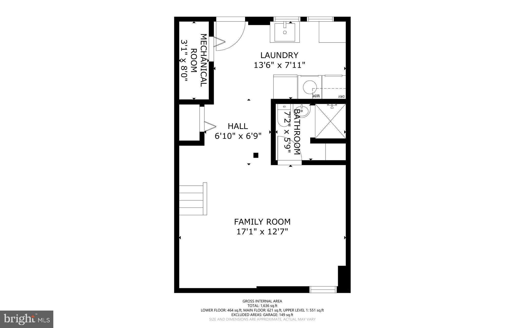 121 U Street Northeast Washington, DC 20002 - Photo 29 of 31 a picture of a bench in front of a microwave