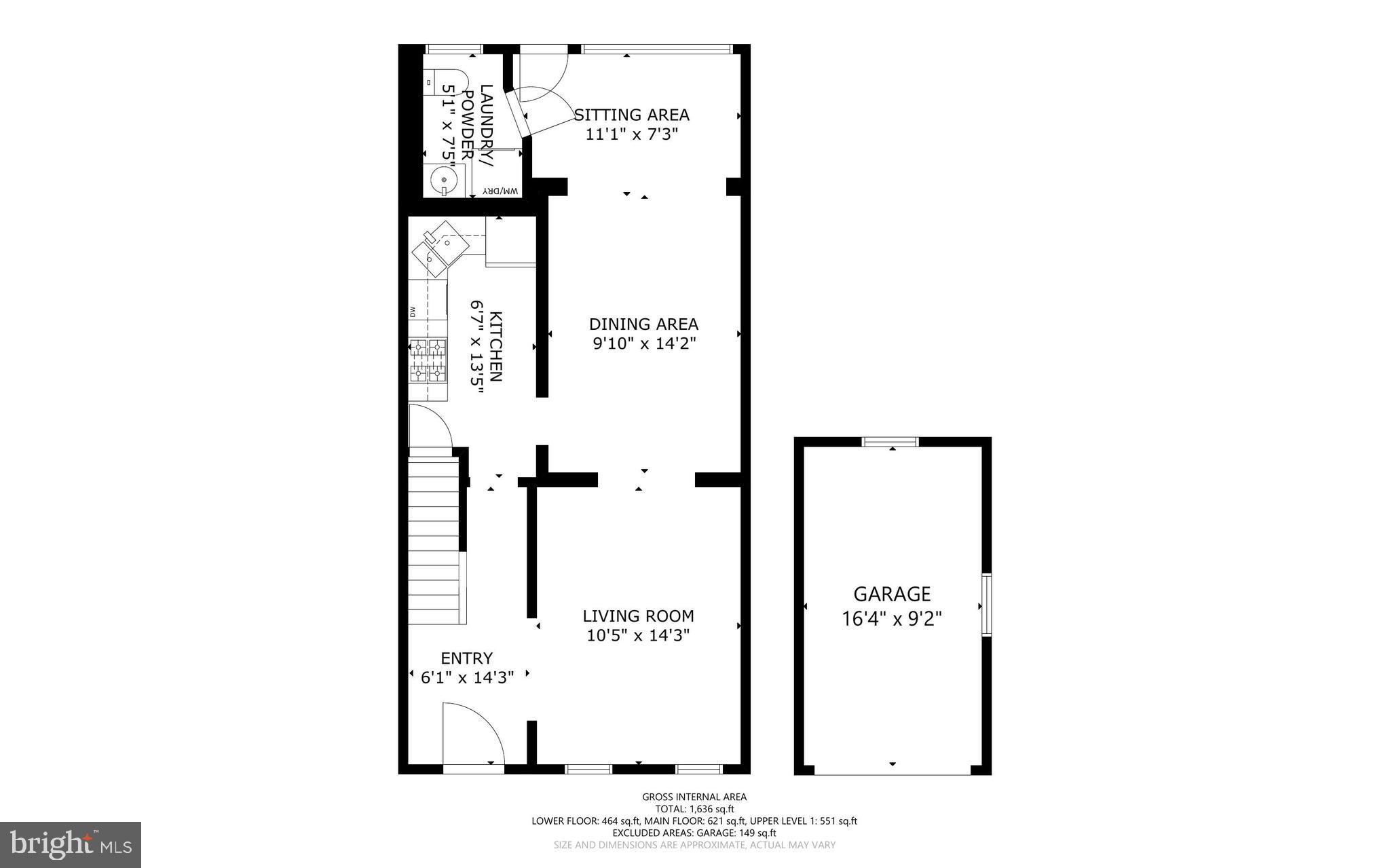 121 U Street Northeast Washington, DC 20002 - Photo 30 of 31 a picture of a floor plan