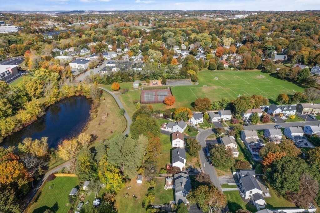 39 Nathaniel Road Winchester, MA 01890 - Photo 35 of 38 an aerial view of residential houses with outdoor space
