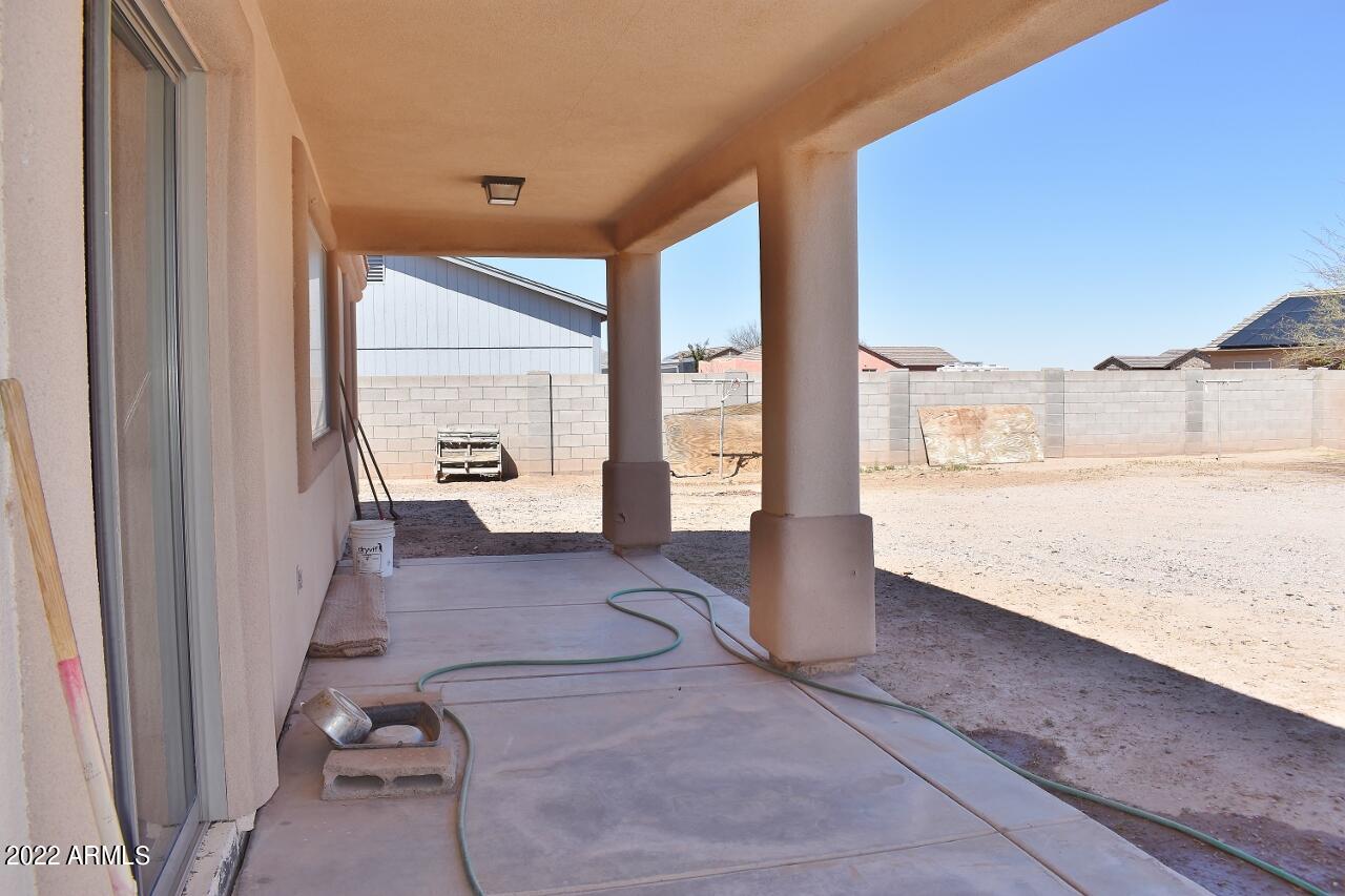 13911 South Durango Road Arizona City, AZ 85123 - Photo 17 of 21 Large covered patio