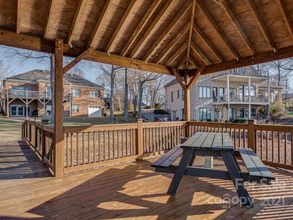 8683 Howard Drive Terrell, NC 28682 - Photo 9 of 46 a view of porch with a bench