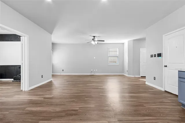 wooden floor in an empty room