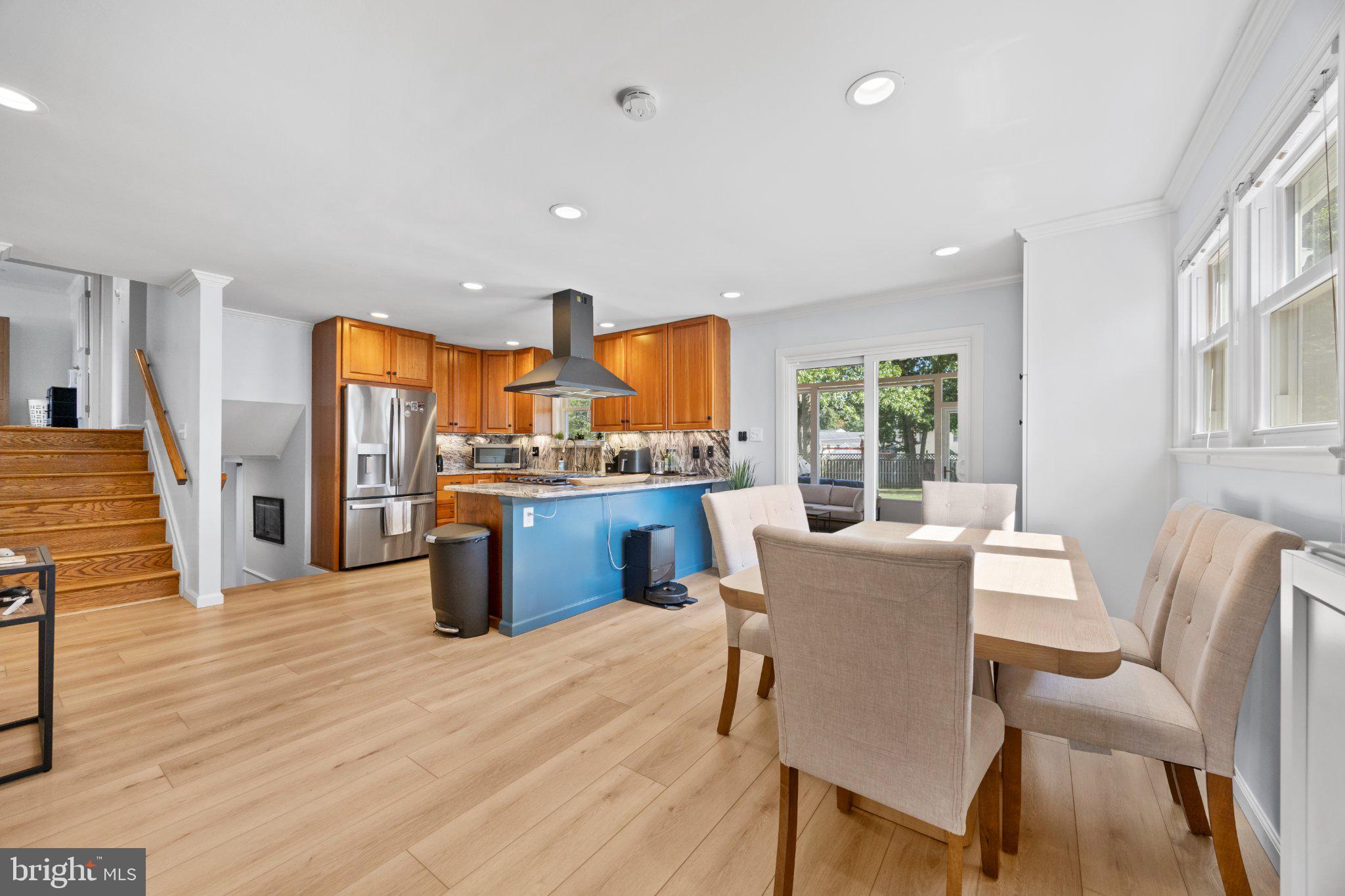 6705 New Hope Drive Springfield, VA 22151 - Photo 15 of 67 Bright and inviting open kitchen space.