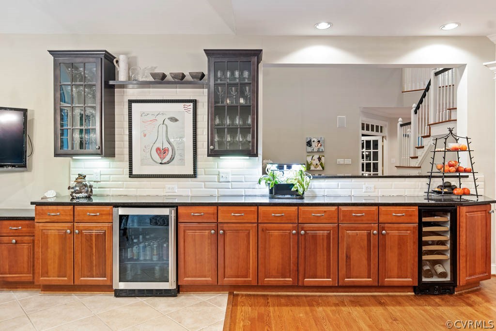 14837 Felbridge Way Midlothian, VA 23113 - Photo 19 of 50 a kitchen with stainless steel appliances granite countertop a sink and cabinets