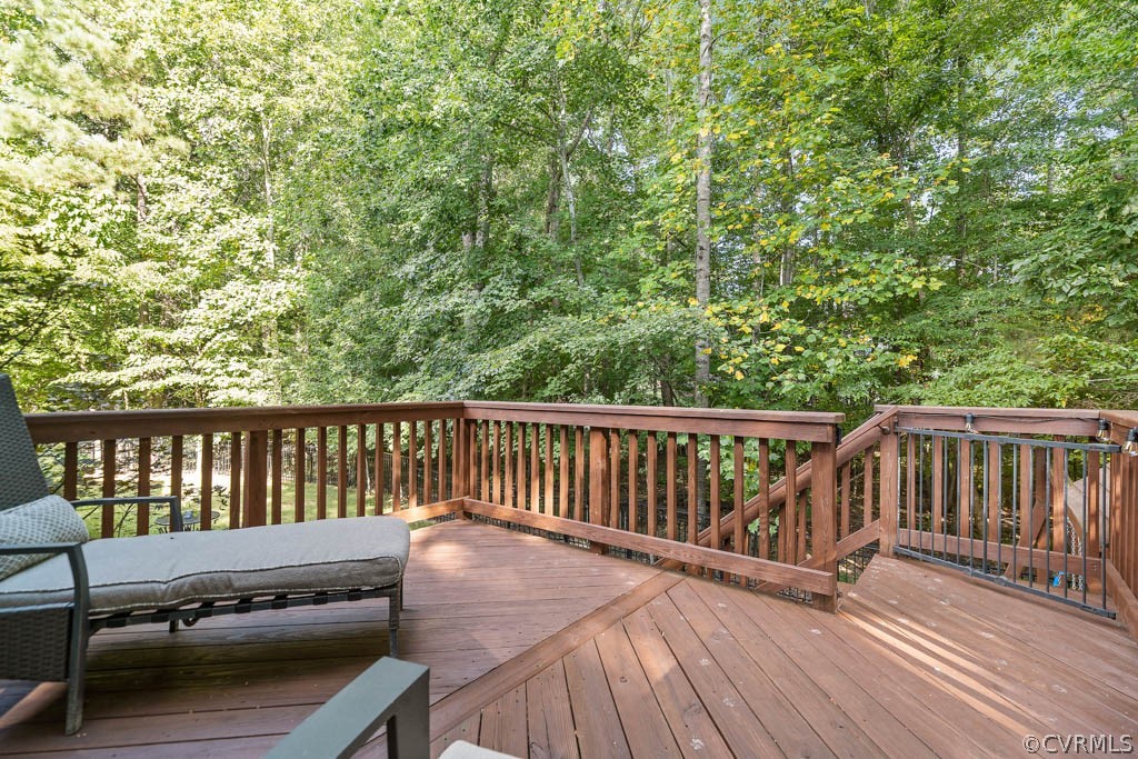14837 Felbridge Way Midlothian, VA 23113 - Photo 42 of 50 a view of balcony with wooden floor