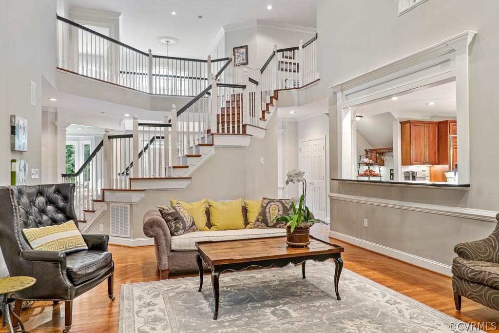 14837 Felbridge Way Midlothian, VA 23113 - Photo 10 of 50 a living room with furniture and a potted plant