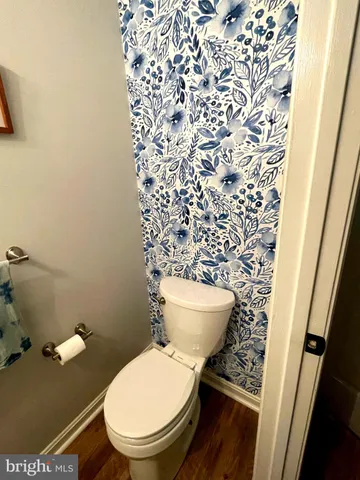 a white toilet sitting next to a shower curtain