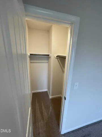 view of a room with door