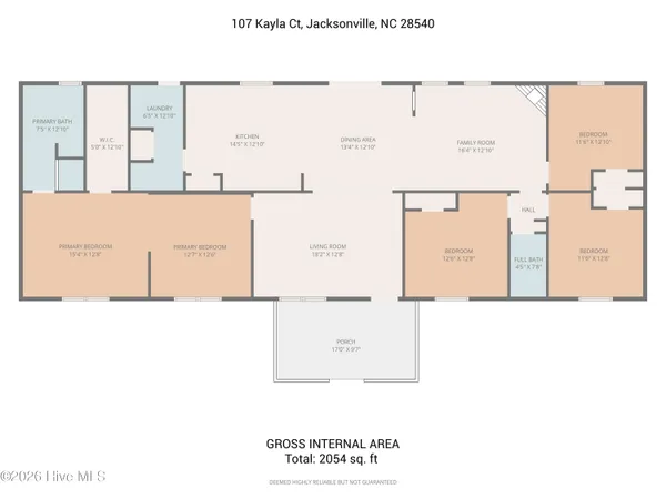 $242,000 | 107 Kayla Court, Jacksonville, NC 28540