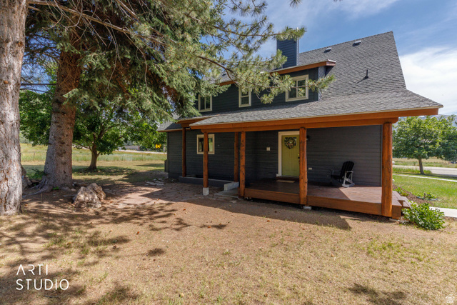 2807 North Ogden Canyon Road Eden, UT 84310 - Photo 47 of 72 Charcoal siding exterior with a dark shingle roof