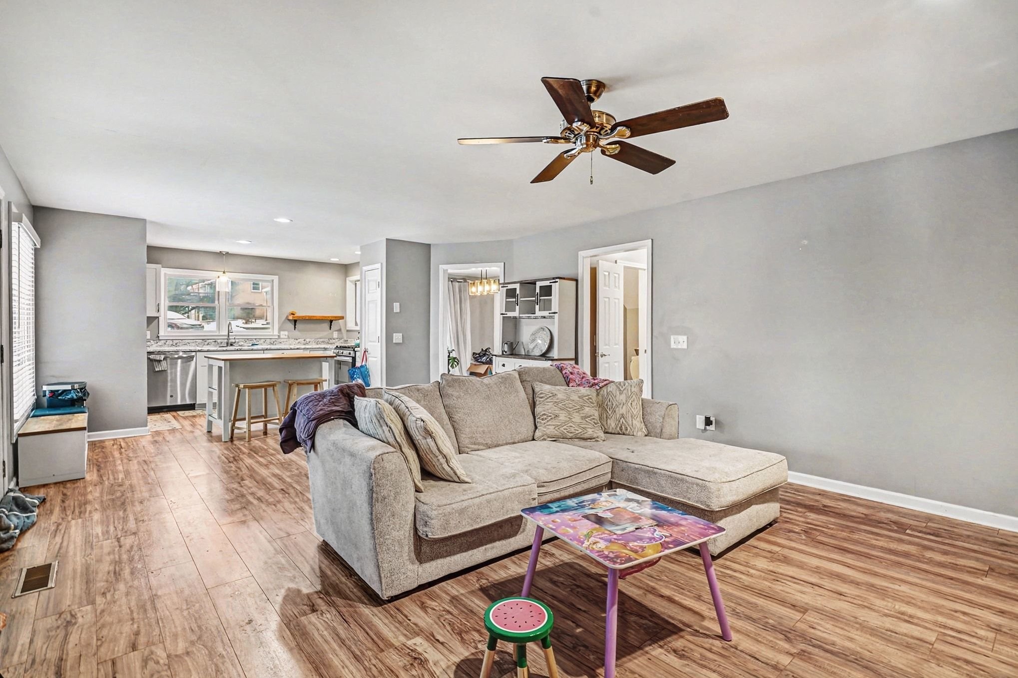 2202 Woodmont Drive Springfield, TN 37172 - Photo 17 of 50 a living room with furniture and a wooden floor