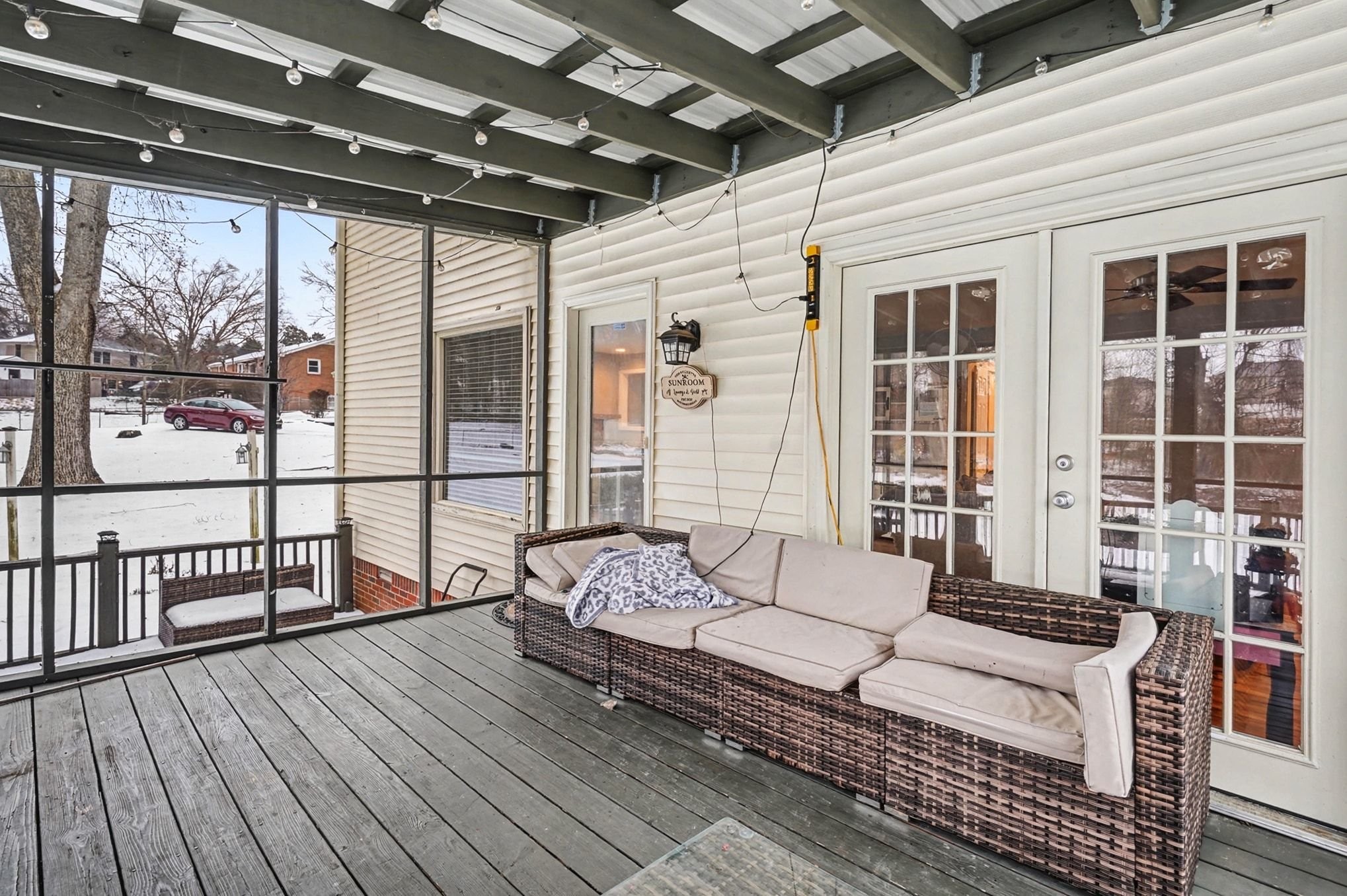 2202 Woodmont Drive Springfield, TN 37172 - Photo 37 of 50 a balcony with wooden floor