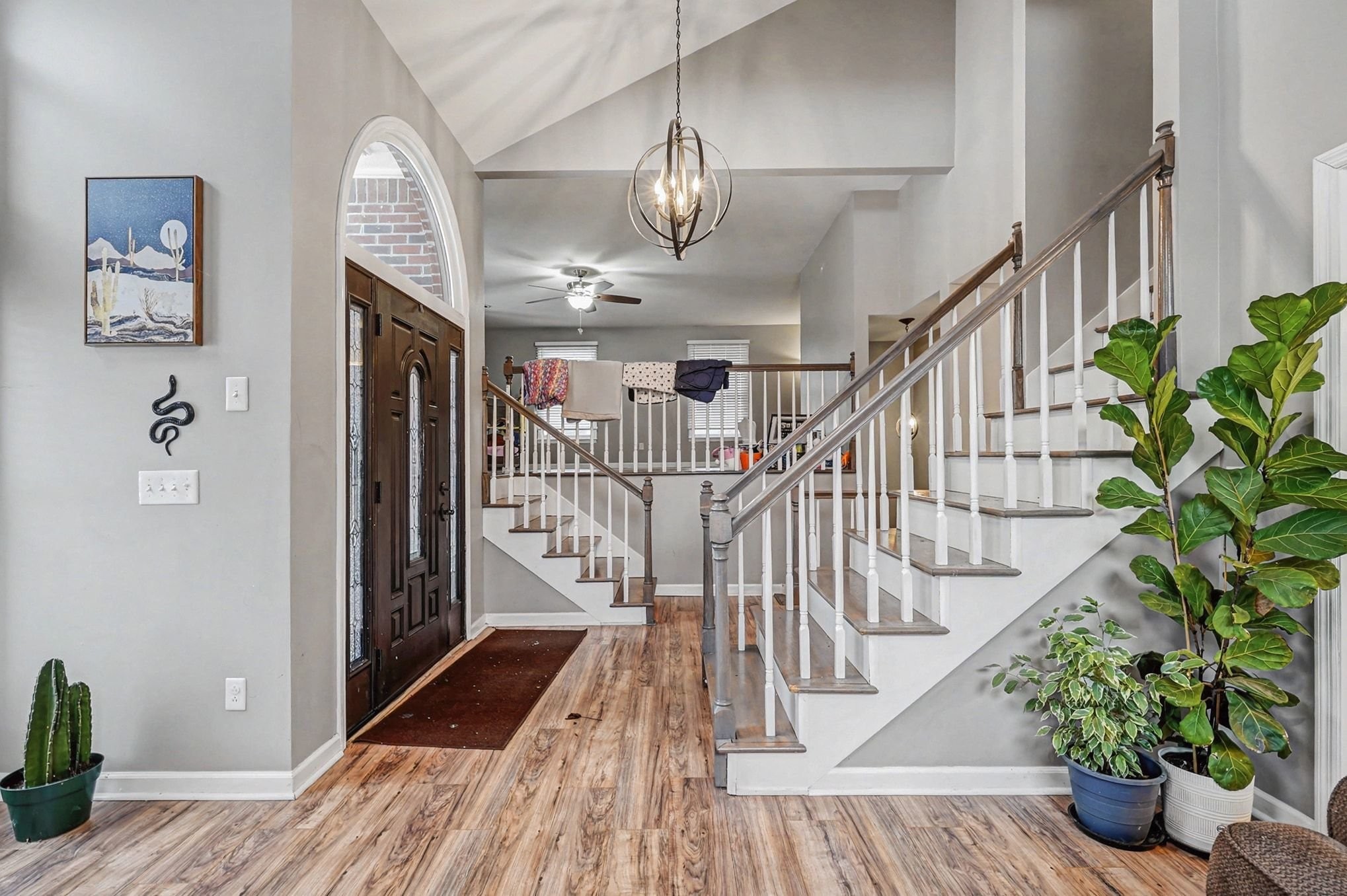 2202 Woodmont Drive Springfield, TN 37172 - Photo 4 of 43 a view of entryway and hall with wooden floor