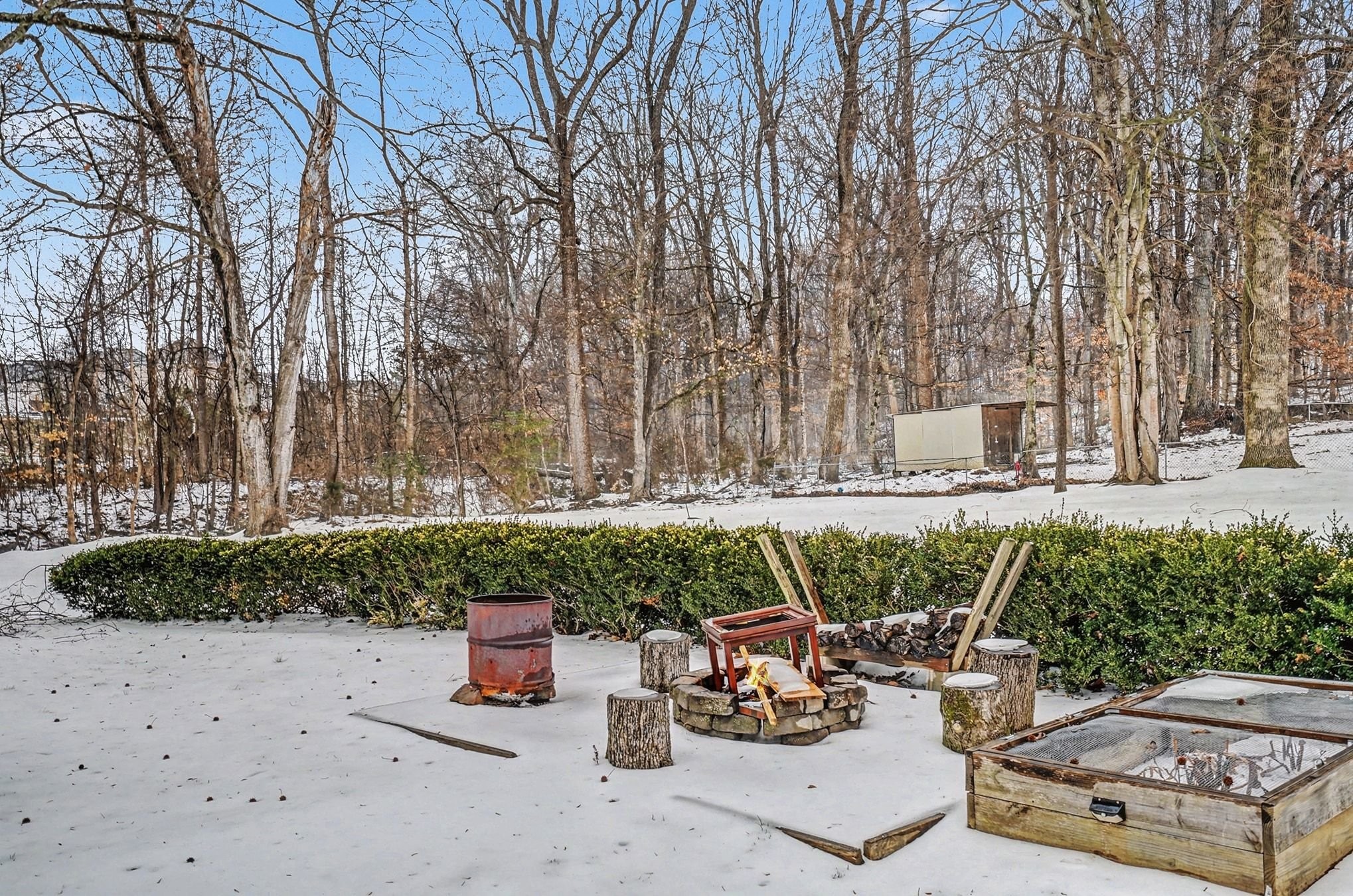 2202 Woodmont Drive Springfield, TN 37172 - Photo 45 of 50 a view of a chairs and table in backyard
