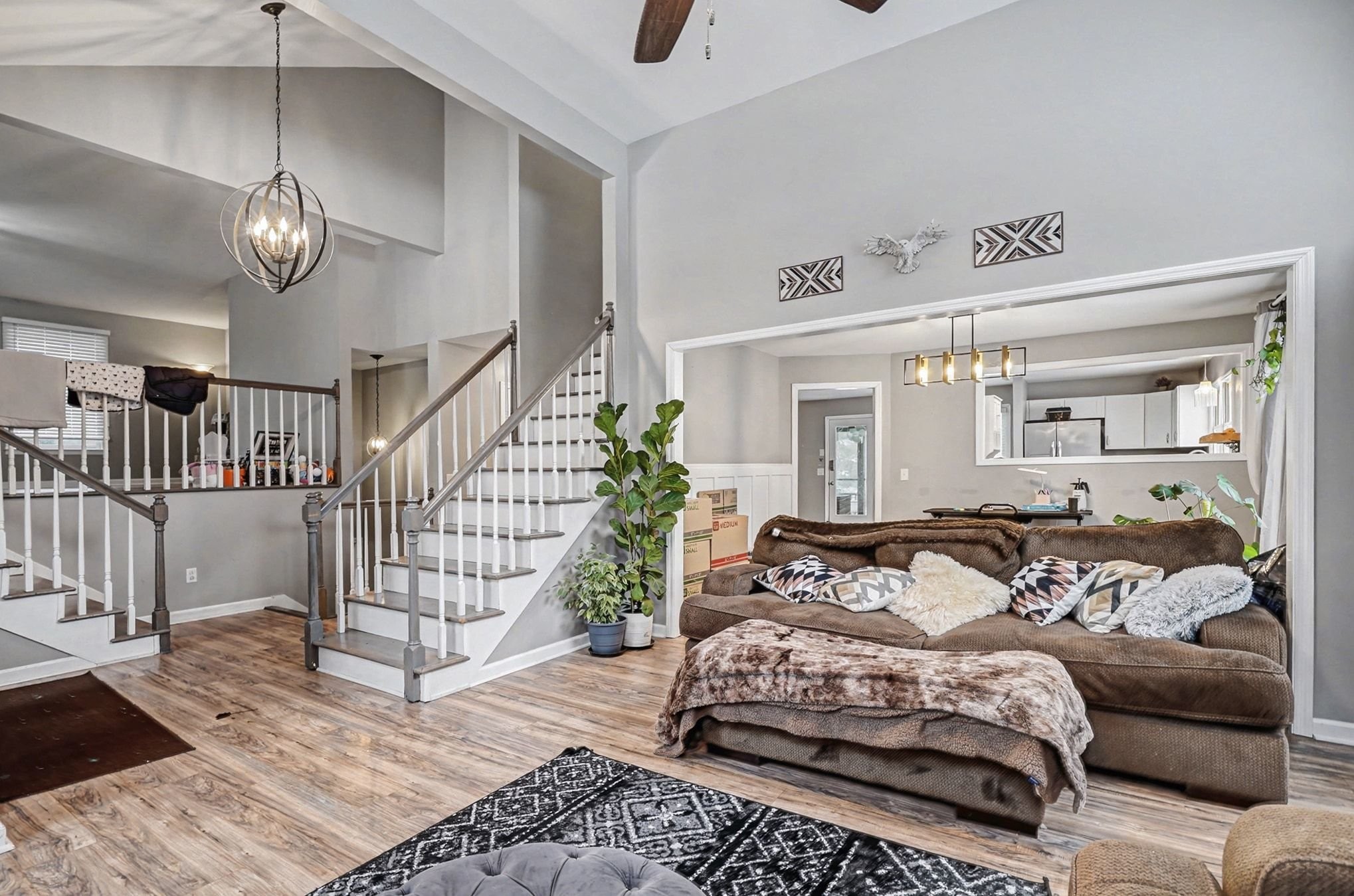 2202 Woodmont Drive Springfield, TN 37172 - Photo 6 of 43 a bedroom with furniture and a chandelier