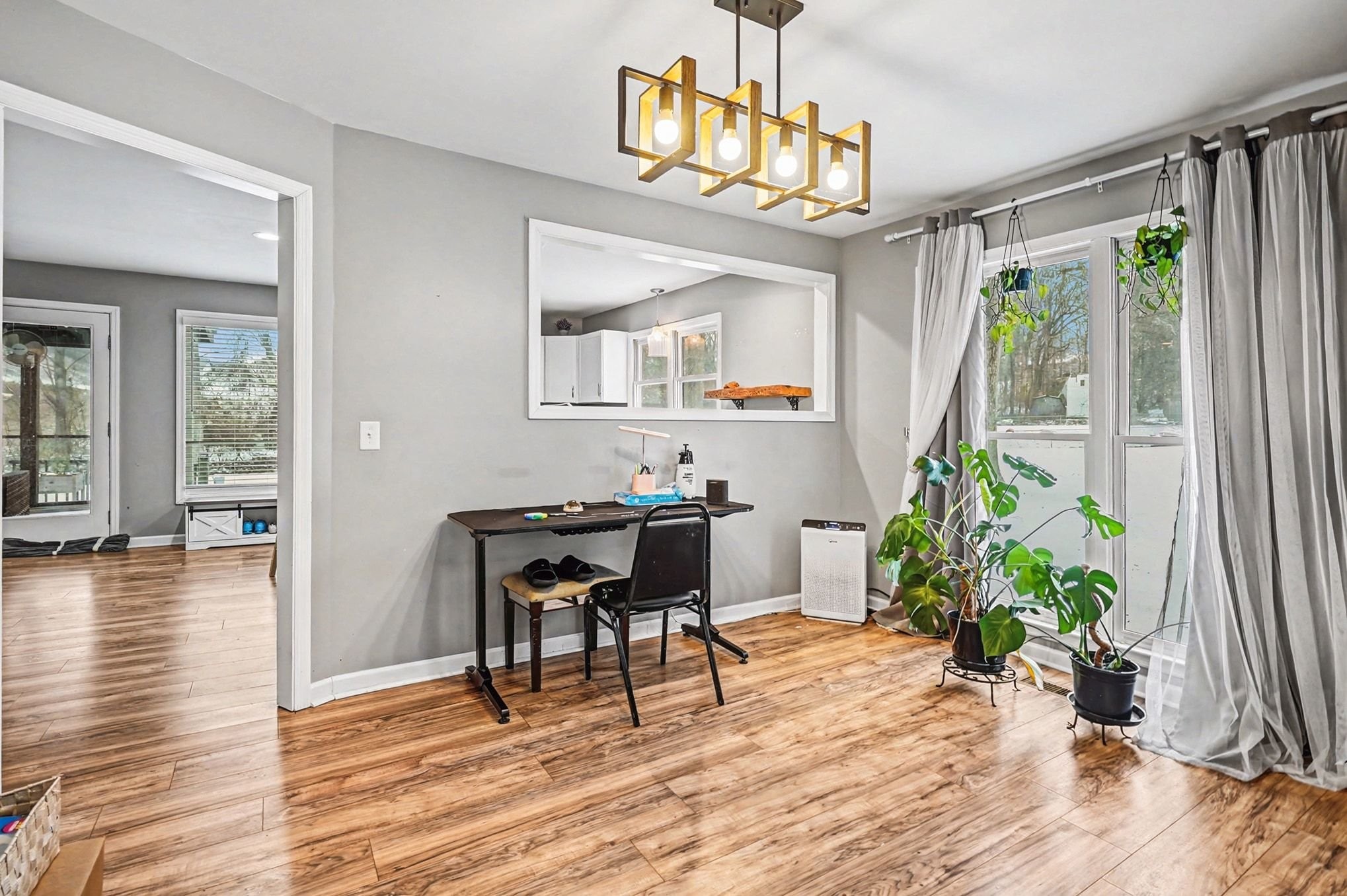 2202 Woodmont Drive Springfield, TN 37172 - Photo 10 of 43 a workspace with wooden floor and windows