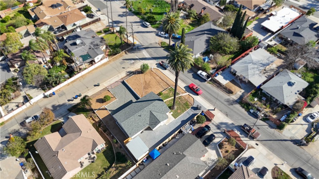 11711 Carmine Street Riverside, CA 92505 - Photo 10 of 33 an aerial view of a house with a yard