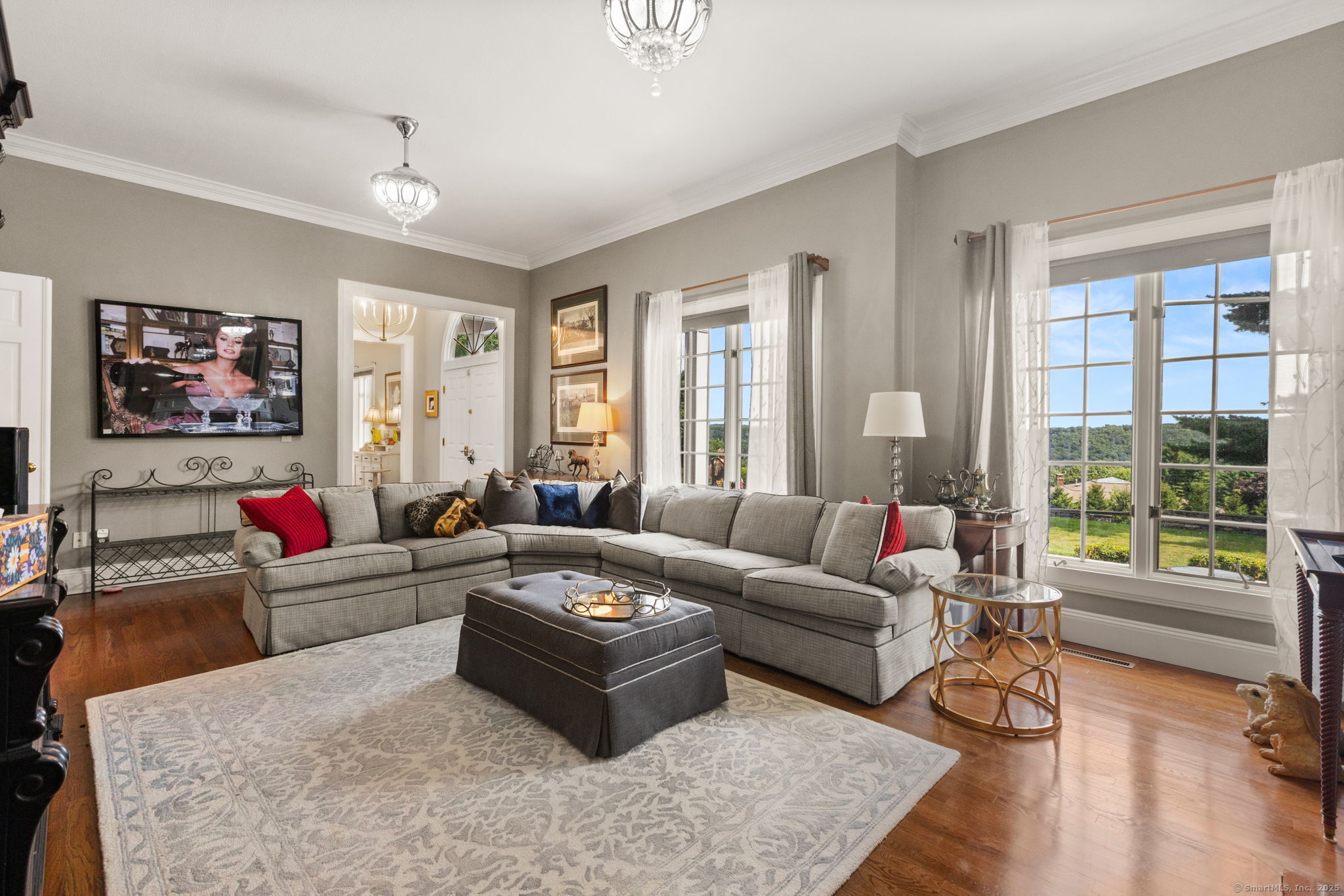 803 North Salem Road Ridgefield, CT 06877 - Photo 5 of 40 a living room with furniture and a large window
