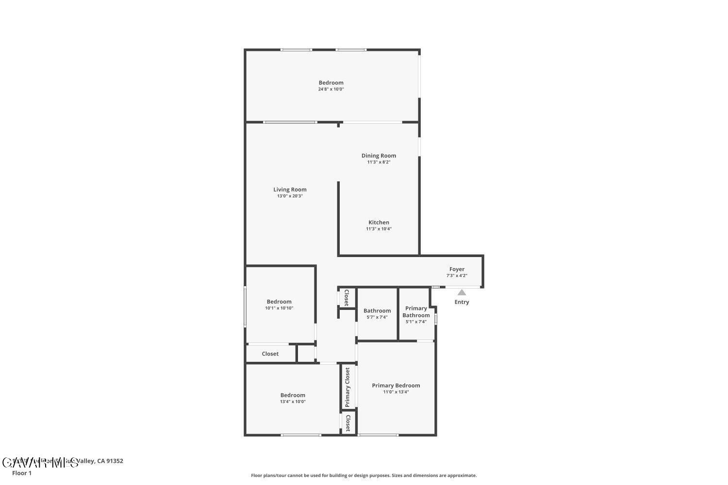 12338 Sheldon Street Sun Valley, CA 91352 - Photo 50 of 60 a picture of a room with a white wall and a picture