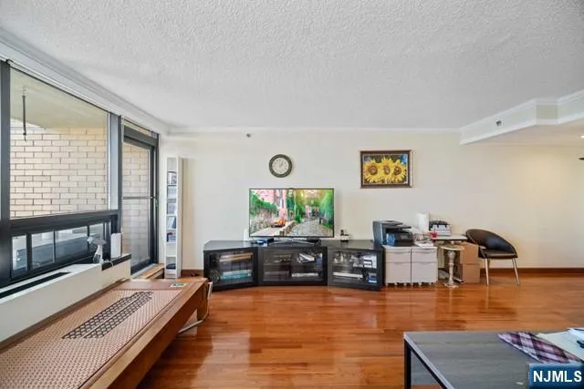 a kitchen with a sink and refrigerator
