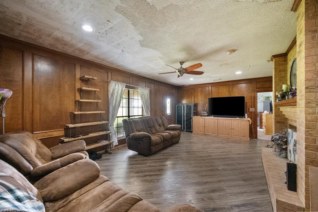 3748 Old Fort Worth Road Midlothian, TX 76065 - Photo 18 of 40 Notice the high-end, wood paneling. (And, many of the updates have not been completed -- like the ceiling.)
