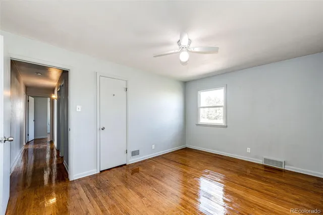 wooden floor in an empty room