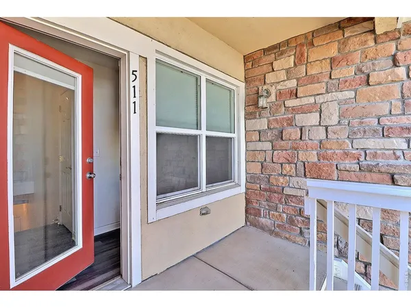 a view of front door of house
