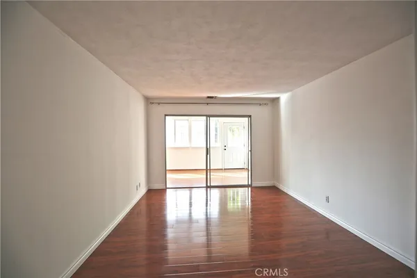 a view of a room with an empty space