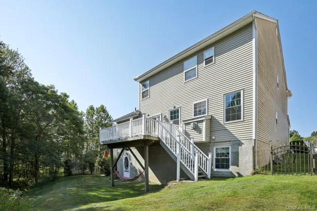 a view of front door of house