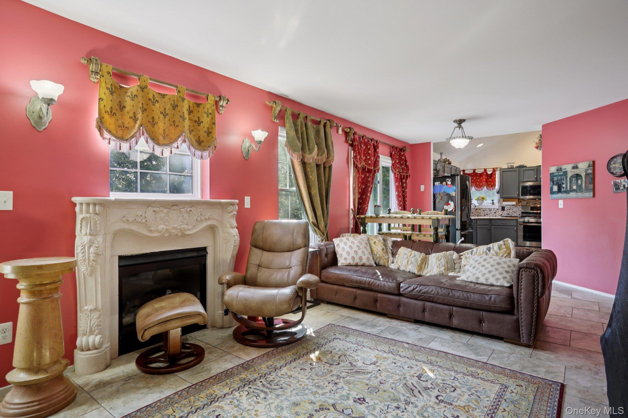 30 Reed Court Washingtonville, NY 10992 - Photo 3 of 36 a living room with furniture and a fireplace