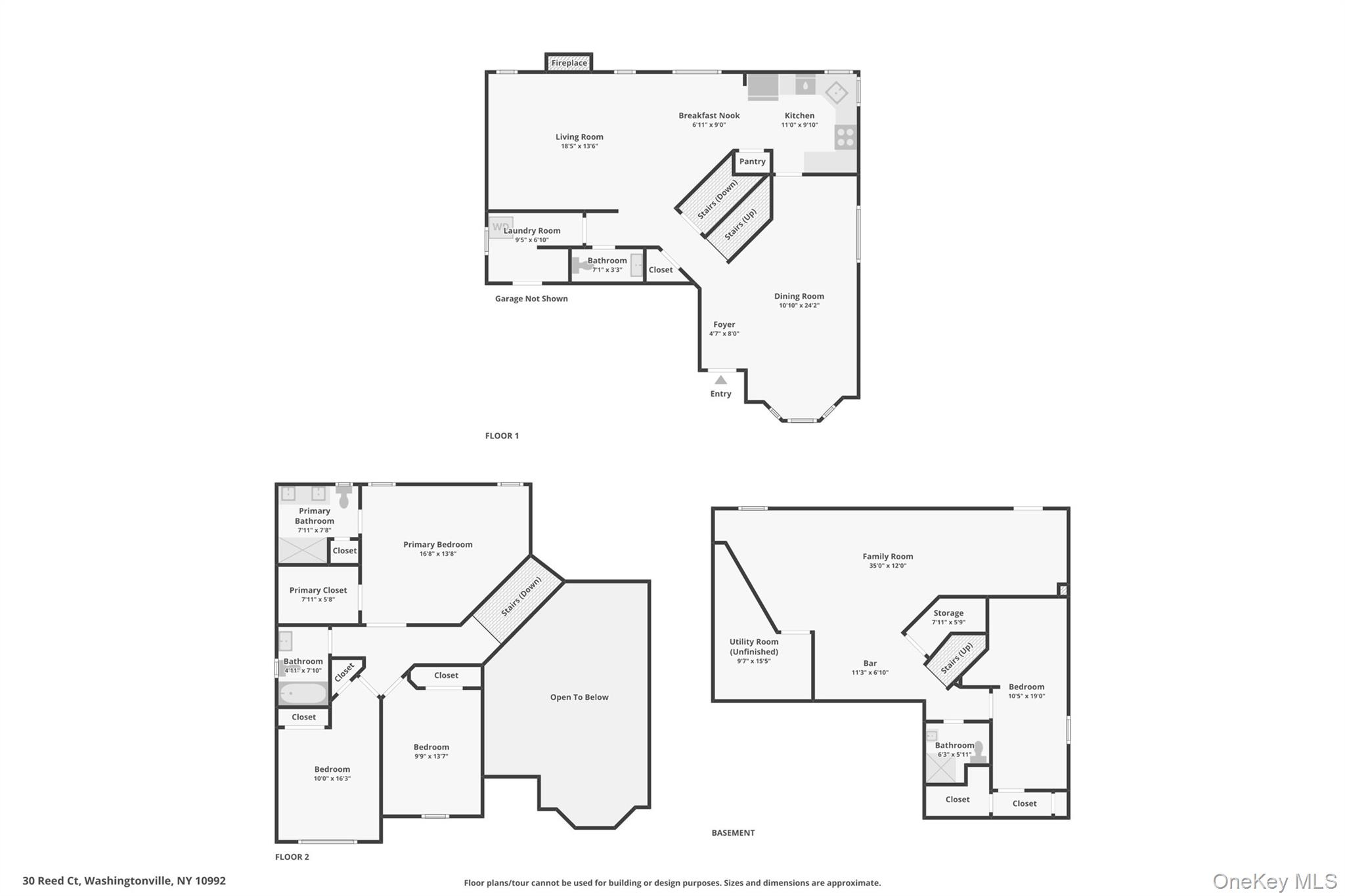 30 Reed Court Washingtonville, NY 10992 - Photo 36 of 36 a picture of floor plan