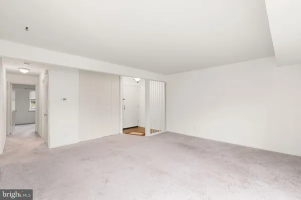 a view interior of a house with a window