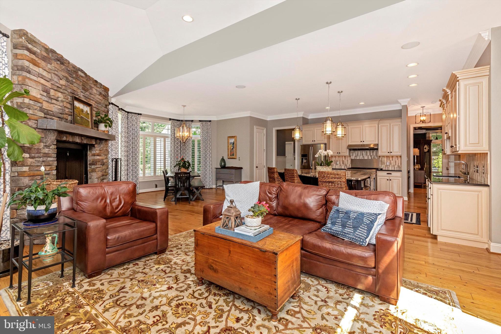 1615 Sawmill Road Spring City, PA 19475 - Photo 23 of 121 Family Room with Stone Fireplace