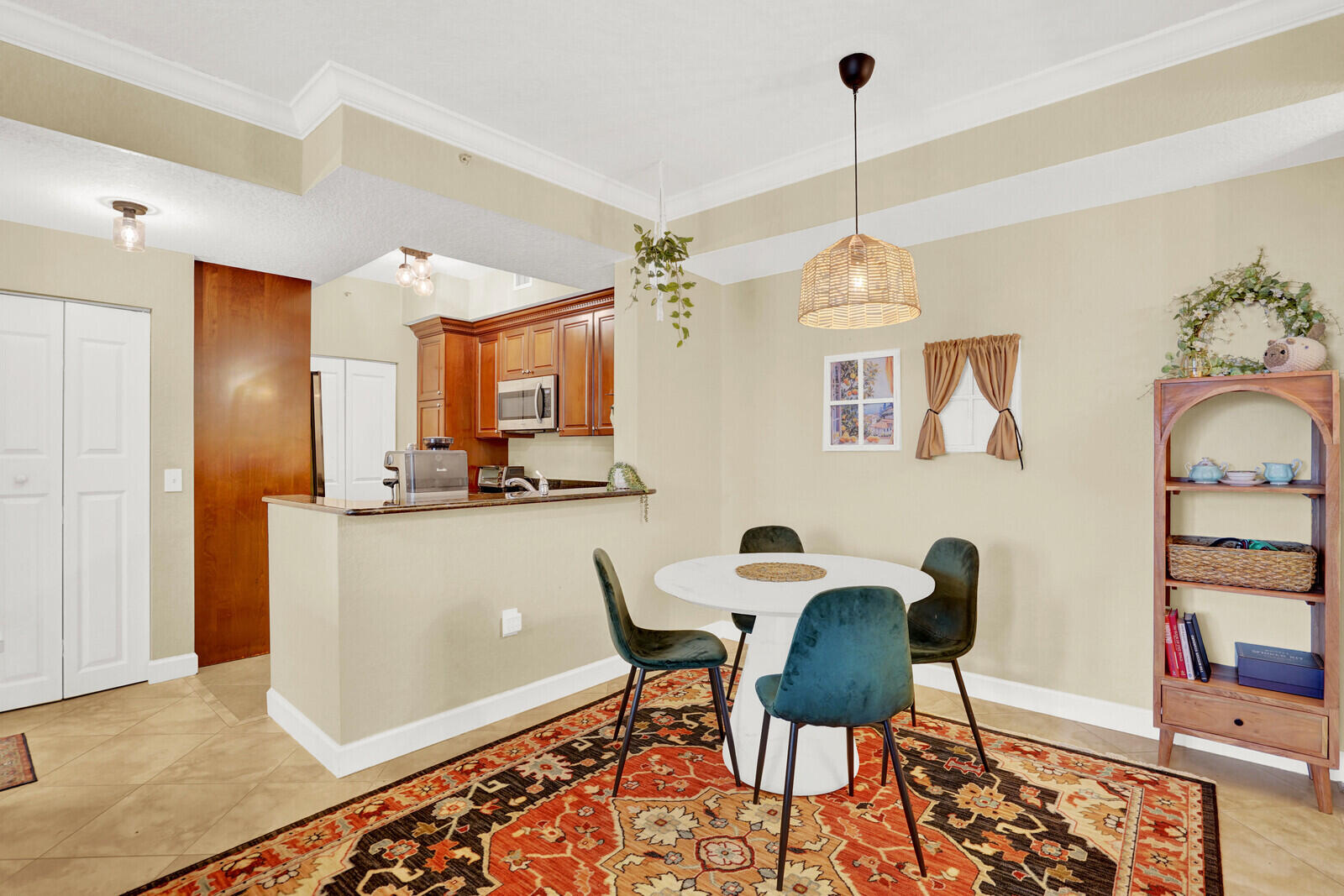 1201 Renaissance Way, Unit 201 Boynton Beach, FL 33426 - Photo 14 of 29 a dining room with furniture and window