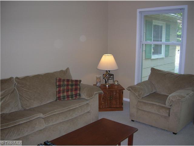 5105 Amberhill Drive Greensboro, NC 27455 - Photo 2 of 11 Living Room. The living room has been freshly painted and the carpet has been cleaned! It is a wonder space for family gatherings !