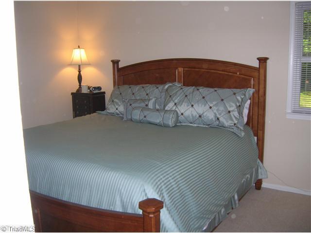 5105 Amberhill Drive Greensboro, NC 27455 - Photo 9 of 11 Master Bedroom. This master bedroom features nice carpet, windows for lots of light, a ceiling fan and double closet for great storage