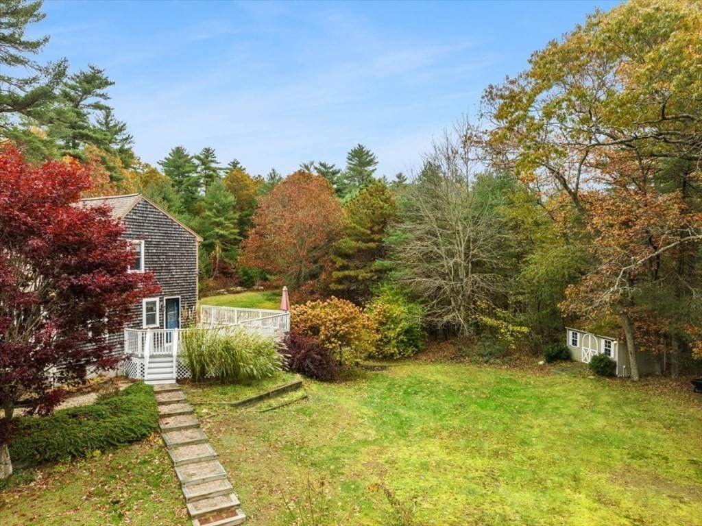 5 Stacey Road Middleboro, MA 02346 - Photo 3 of 40 a backyard of a house with lots of green space