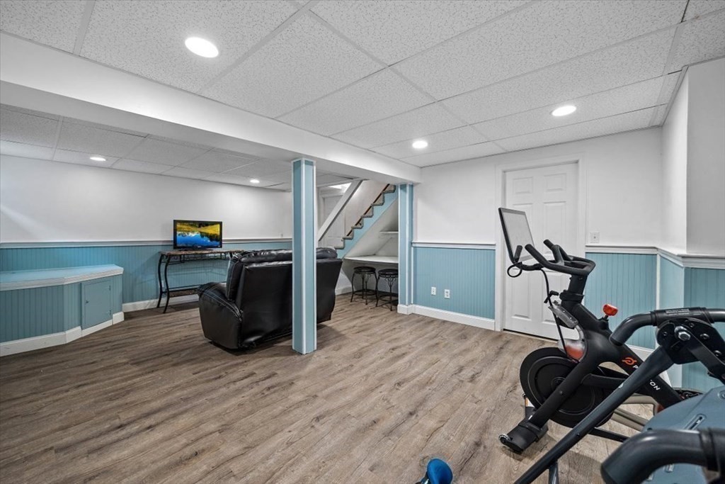 5 Stacey Road Middleboro, MA 02346 - Photo 39 of 40 a view of a room with gym equipment