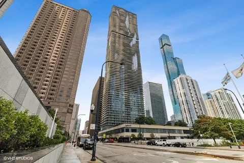 a front view of a building