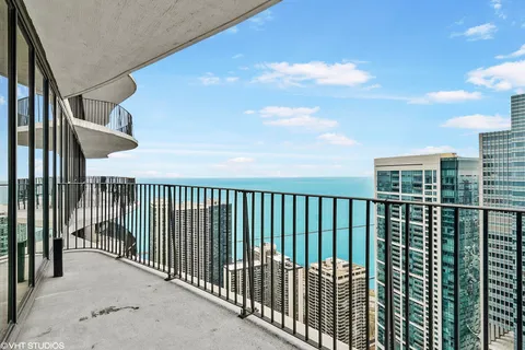 a view of a balcony