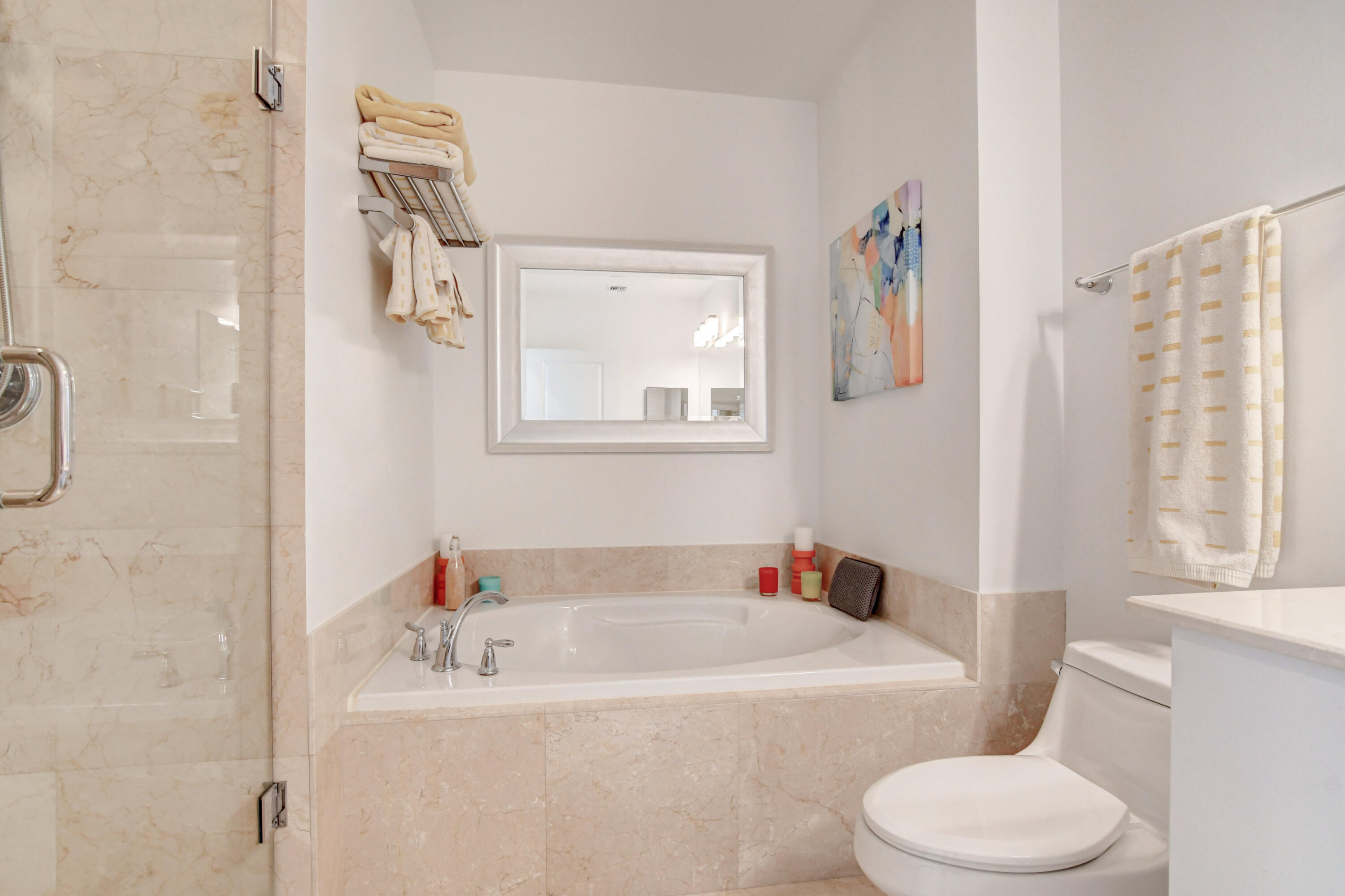 450 North Federal Highway, Unit PH03 Boynton Beach, FL 33435 - Photo 22 of 41 a bathroom with a sink toilet and shower