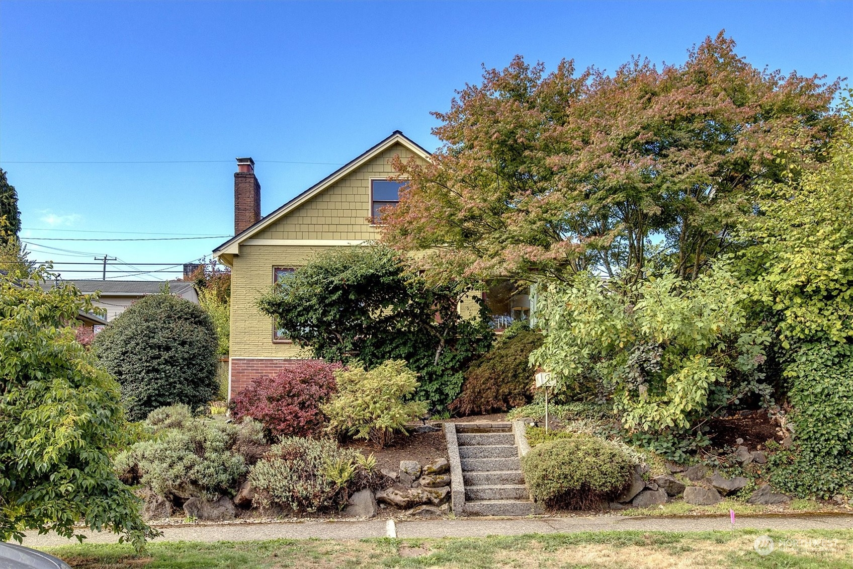 5051 40th Avenue Southwest Seattle, WA 98136 - Photo 1 of 40 a backyard of a house with lots of green space