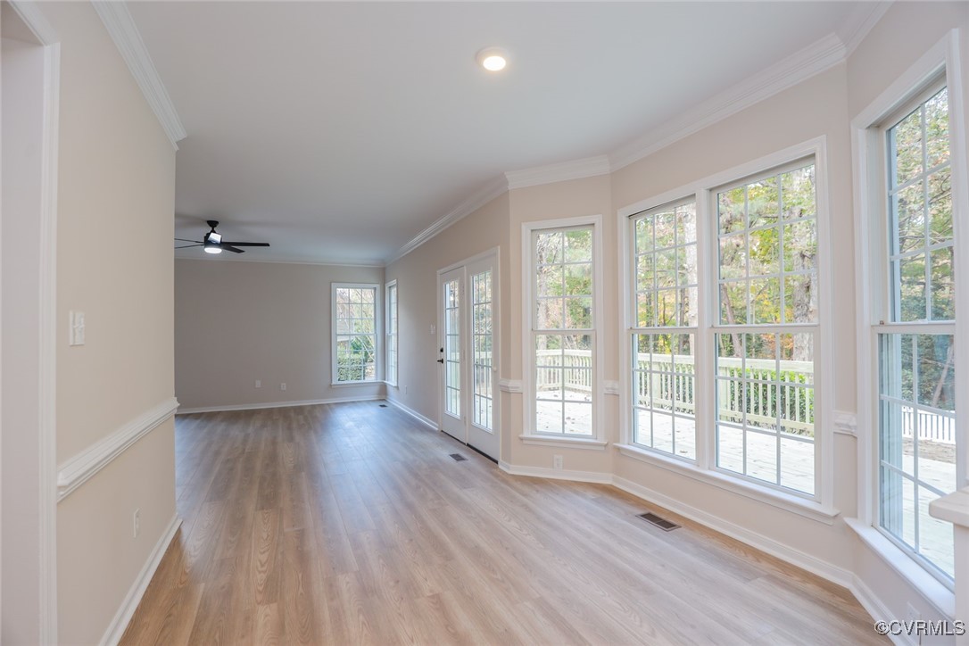 14900 Sandstone Ridge Court Midlothian, VA 23112 - Photo 18 of 50 wooden floor in an empty room with a window