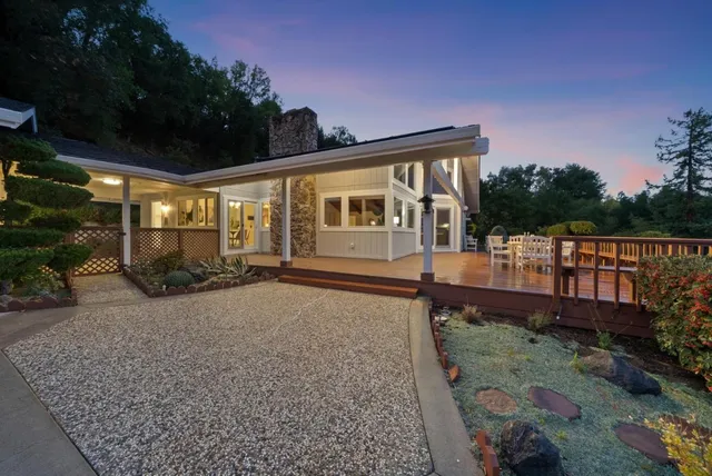 a view of a big yard